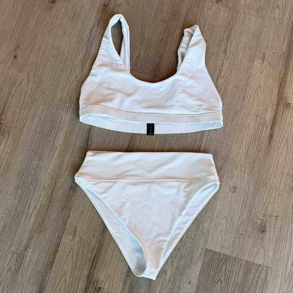Beach Riot White Bikini Set
